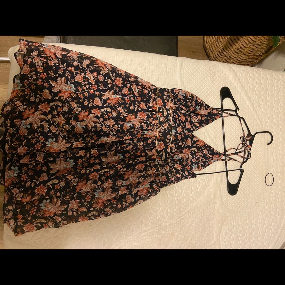 Express Halter floral dress